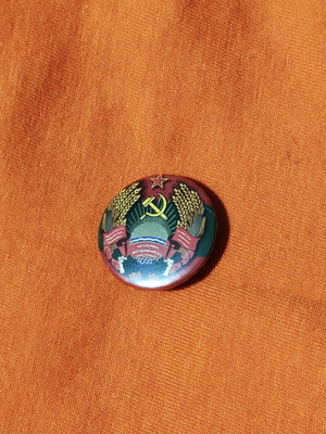 Transnistria mini pin souvenir σαν καινούργιο, κόκκινο πολύχρωμο