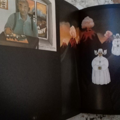 Coffee table book used with German painters Garten der Traume