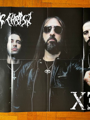Rotting Christ Rush poster used 55cm x 76cm