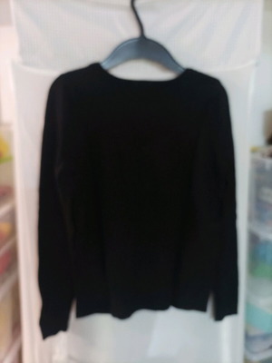 Naf Naf knitted sweater like new with red heart and buttons