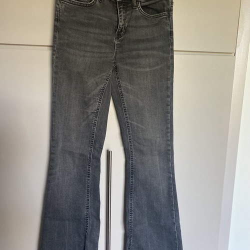 Zara Stretch Flared Jeans XS Like New Black