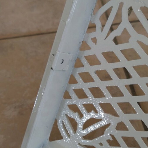 Fireplace grilles new, metal aluminum