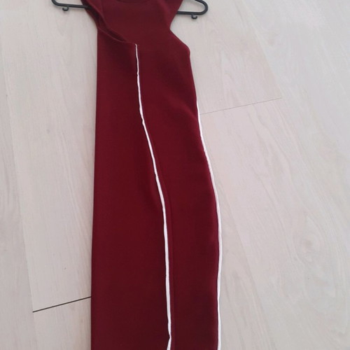 Rib dress new burgundy Small from Pink Woman