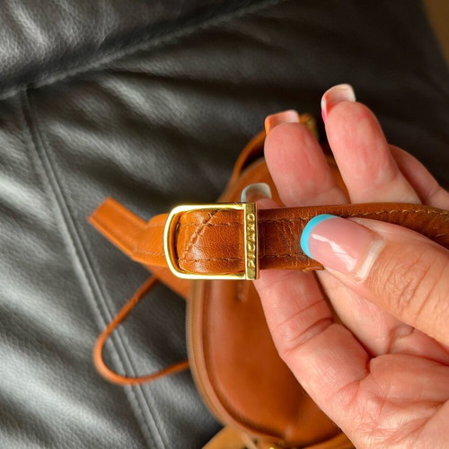 Picard women's crossbody bag new, natural leather, brown
