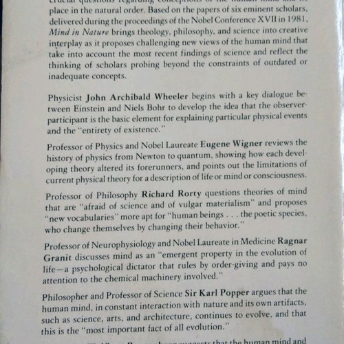 Mind in Nature used book