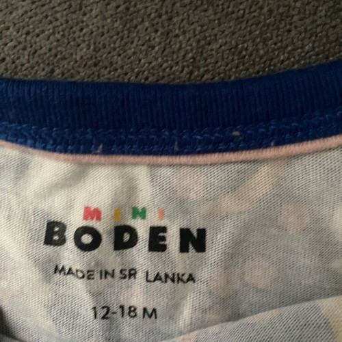 Mini Boden baby set for 12-18 months new