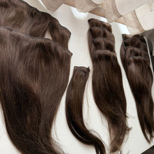 Natural Human Hair Extensions 180g 33 cm like new