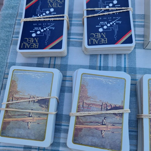 Playing cards, set of 8