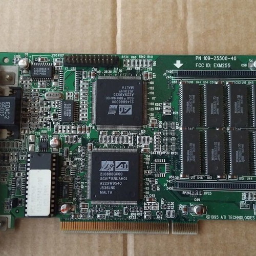 ATi MACH64 EXM255 2MB PCI video card like new