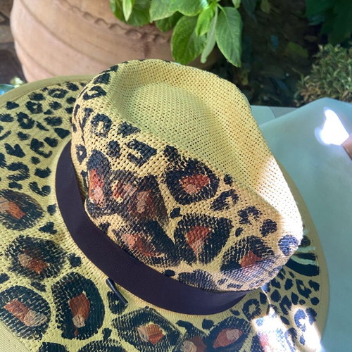 Painted hat new, one size