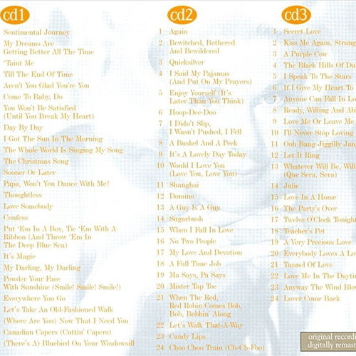 Doris Day Que Sera Sera 73 Hits 3 CD Box Set new, pop