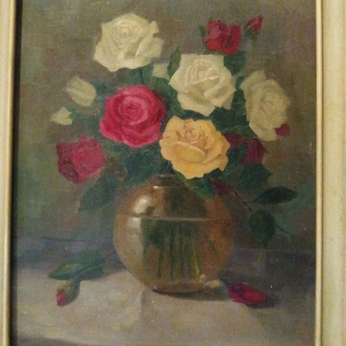 Painting by Ioannou Sifnaiou like new, rare collectible first work