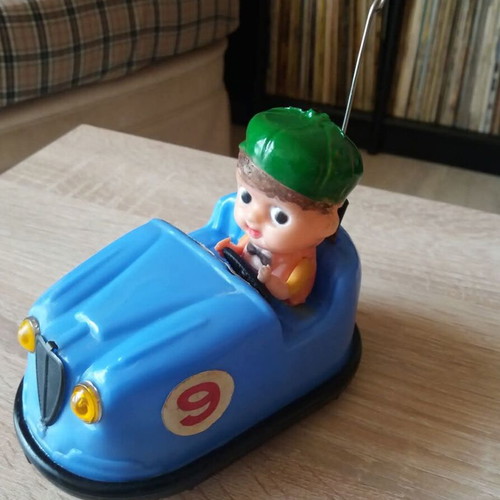 Wind-up Bumper Car collectible 60s like new, Greek rare