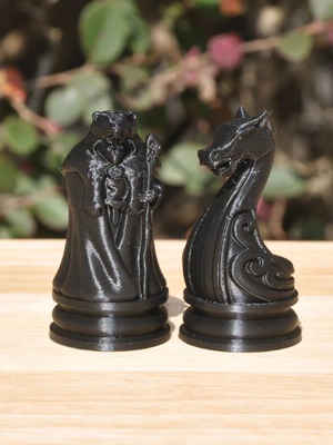 Vikings Themed Chess Set new
