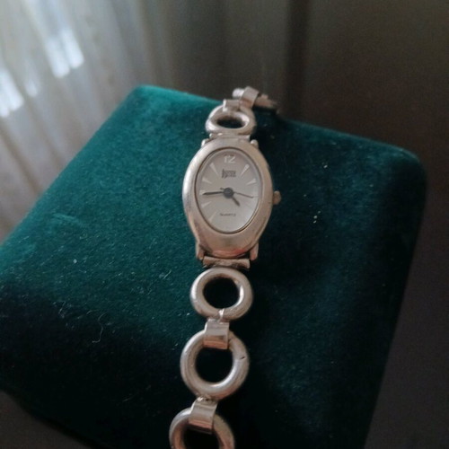 Stillness watch silver 925 19cm like new with new mechanism