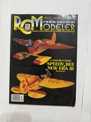 RCM Radio Control Modeler Magazine July 1996 used, vintage