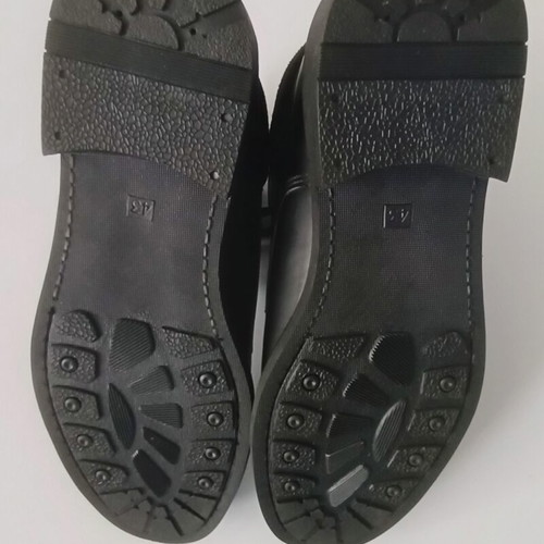 Leather ankle boots new, size 43, black