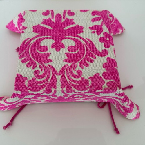 Fabric basket new with waterproof interior 18.5x18.5x9 cm