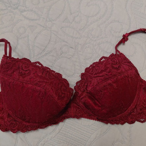 Black Lace Bralette Longline Bra new, size 80B with gift
