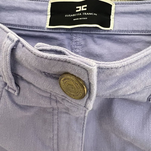 Elisabetta Franchi jeans new, elastic, purple, size S