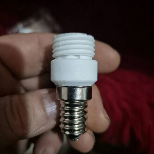 Adapter for G9 Lamp to E14 Socket New Ceramic Type