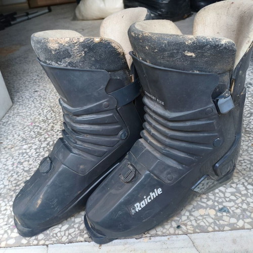 Μπότες σκι Raichle RX560 μεταχειρισμένες, vintage γκρι νούμερο 10