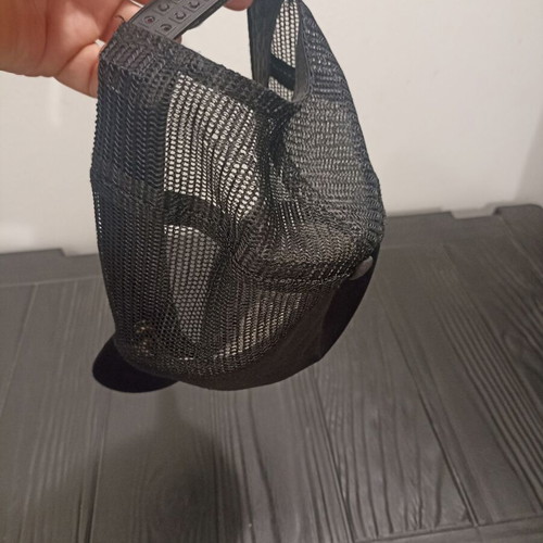 Black jockey hat like new with breathable mesh