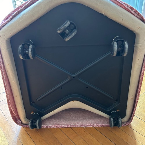 Armchair with wheels used, ideal for office chair
