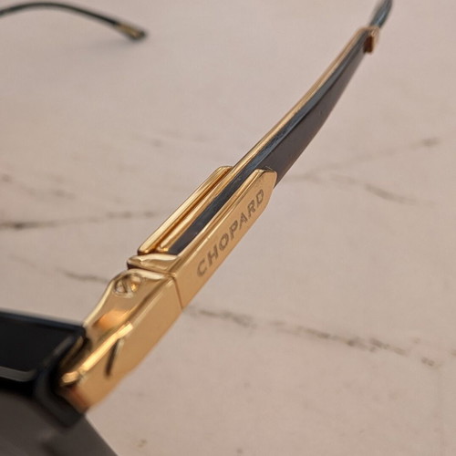 Chopard SCH339 700P Polarized Sunglasses new, black