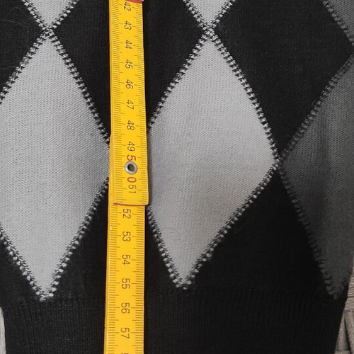Men's Kazaka sweater used, size M, black and gray