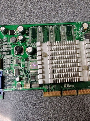Geforce FX 5200 128MB DDR graphics card used with dvi, tv, vga