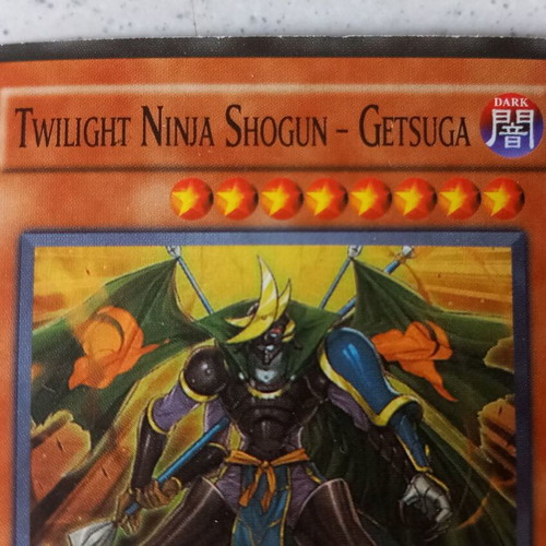 Yu-Gi-Oh! Twilight Ninja Shogun –Getsuga used card, pack of 3