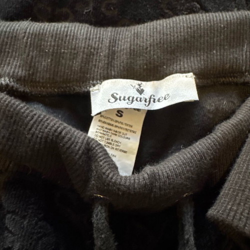 Sugarfree tracksuit set used, size small, black