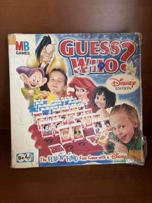 Guess Who? Disney Edition board game like new