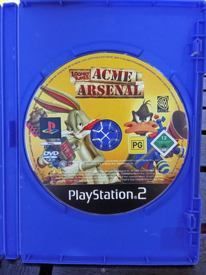 Looney Tunes Acme Arsenal PS2 game used, action platformer