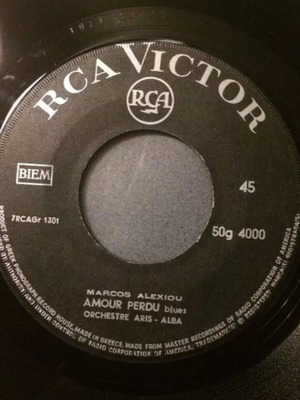 Orchestre Aris-Alba-Nicolassa Amour Perdu 1965 used