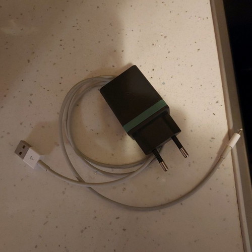 iPhone charger used