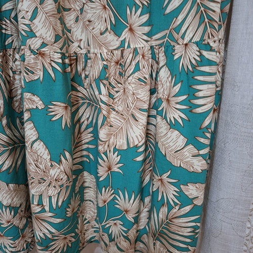Defox Summer Set cotton crop top and maxi skirt like new