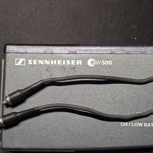 Sennheiser EW 500 Wireless System with Gold MKE 2-5 Microphone used