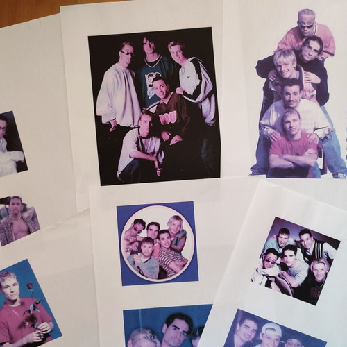 Backstreet Boys 90s photos like new, pack of 6 A4 prints