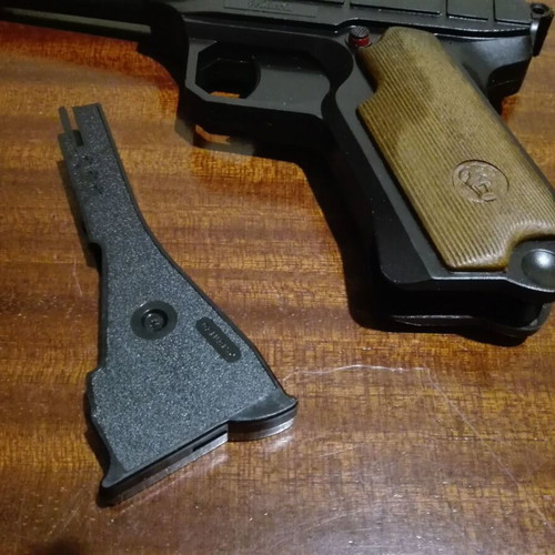 Vintage plastic toy gun new, Italian made with caps