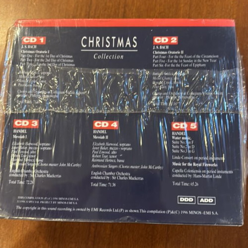 Christmas Collection Bach Handel CD new