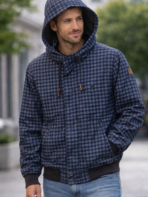 Element Checked Jacket with Hood Like New, Size M/L