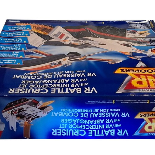Kenner Saban's VR Troopers VR Battle Cruiser & VR Interceptor Jet new sealed box