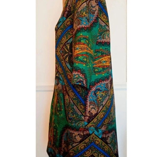 Biancoghiaccio paisley-print kaftan dress boho chic, like new, size M
