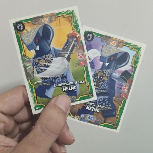 Mezmo Ninjago cards like new
