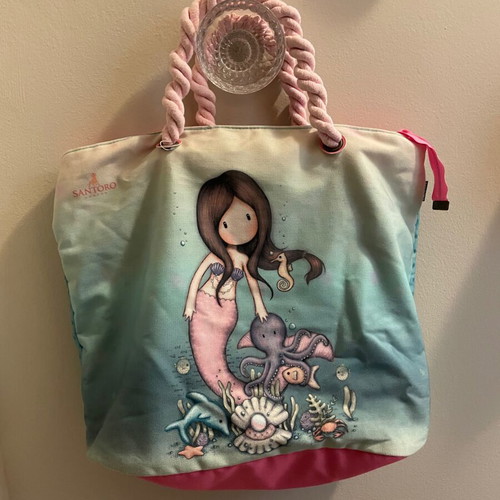 Santoro beach bag new, fabric shoulder bag