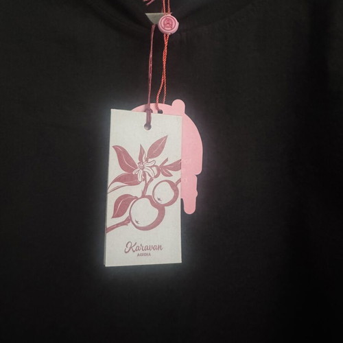 Karavan Oversized T-Shirt New Black Cotton Unisex