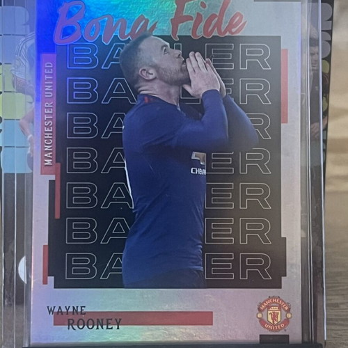 Wayne Rooney bona fide /199 football card