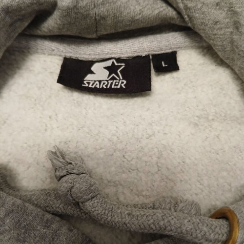 Starter hoodie sweatshirt like new, grey, size L